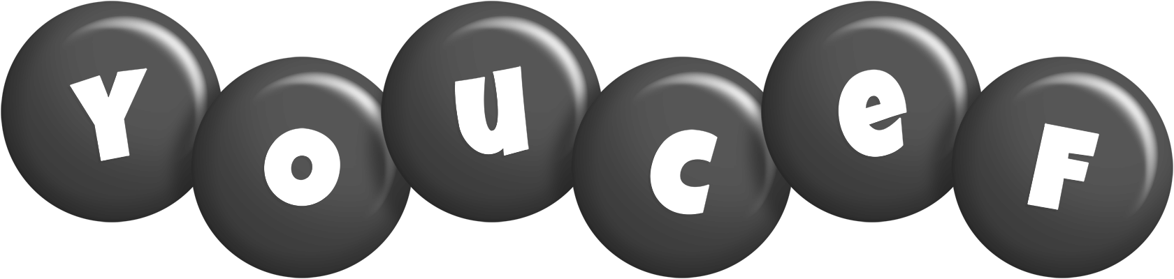 Youcef candy-black logo