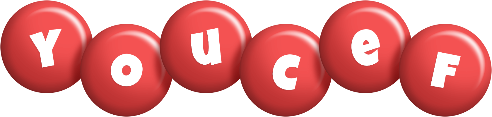 Youcef candy-red logo