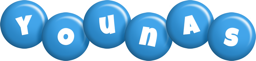 Younas candy-blue logo