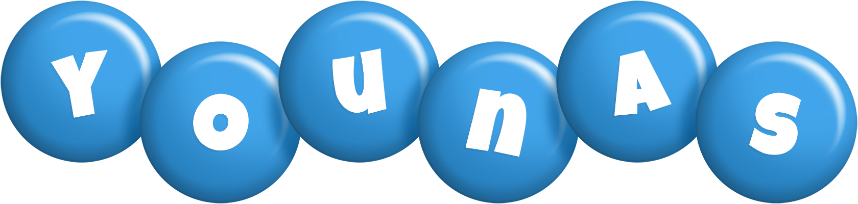 Younas candy-blue logo