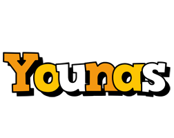 Younas cartoon logo