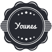 Younes badge logo