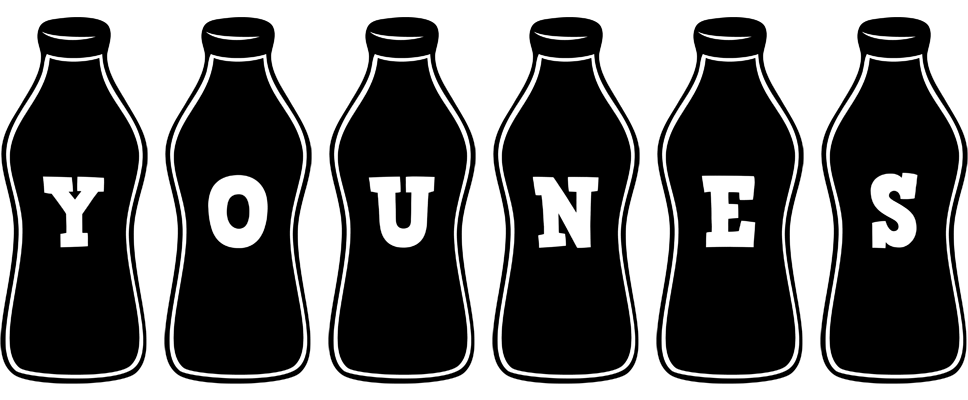 Younes bottle logo