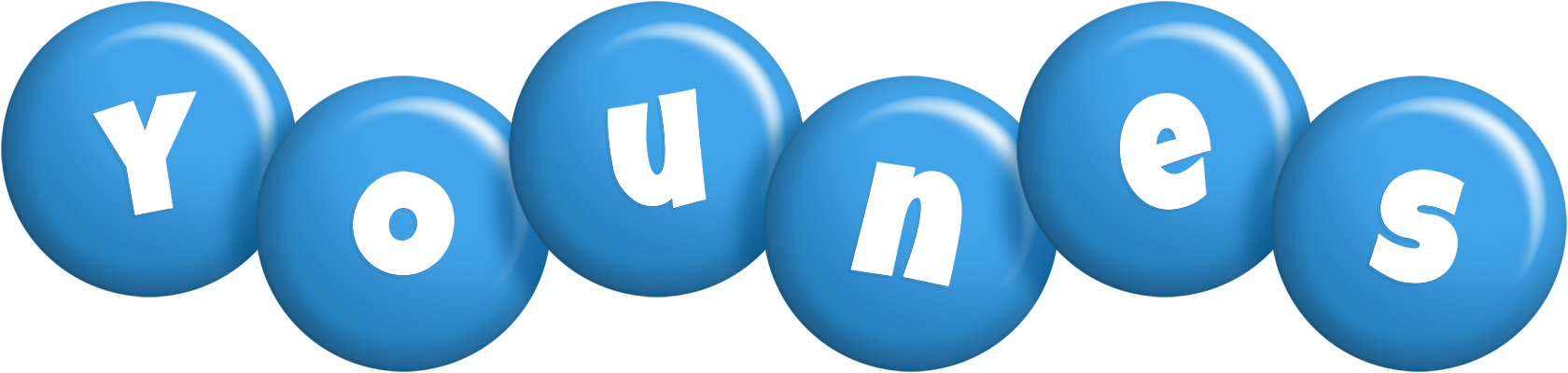 Younes candy-blue logo