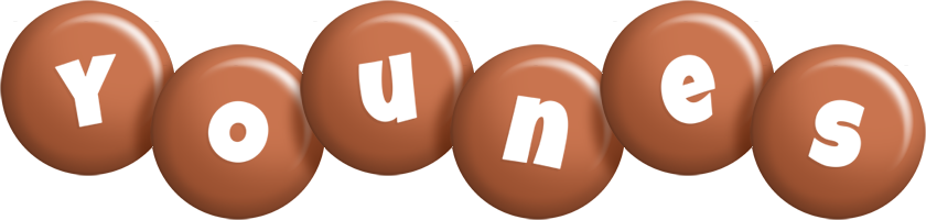 Younes candy-brown logo
