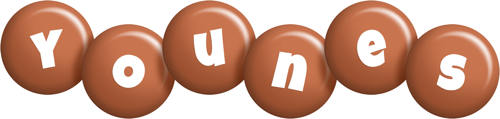 Younes candy-brown logo