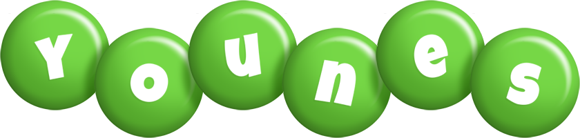 Younes candy-green logo