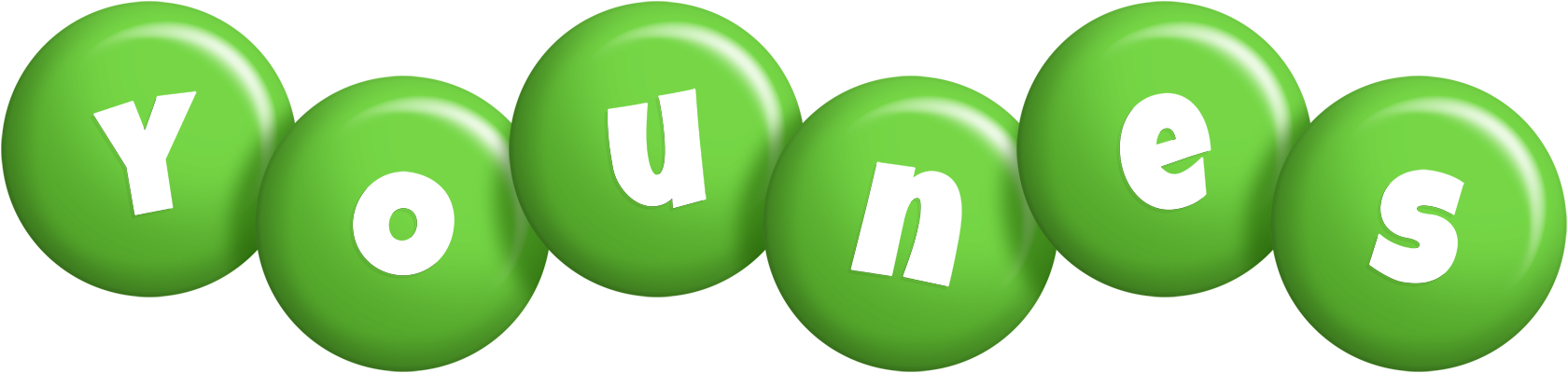 Younes candy-green logo