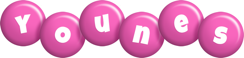 Younes candy-pink logo