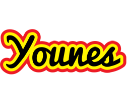 Younes flaming logo