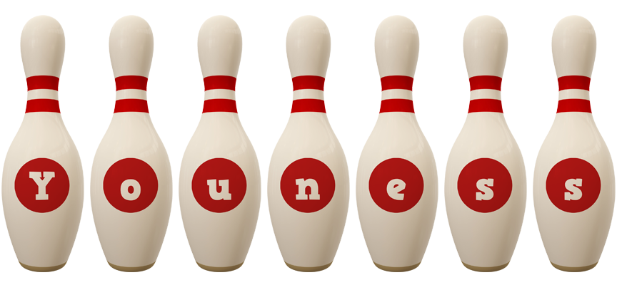 Youness bowling-pin logo