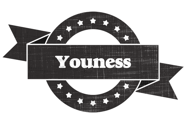 Youness grunge logo