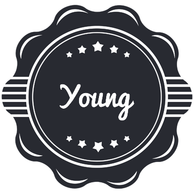 Young badge logo