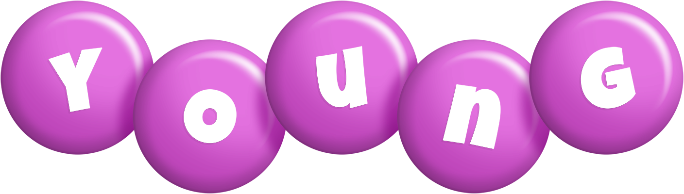 Young candy-purple logo