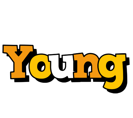 Young cartoon logo