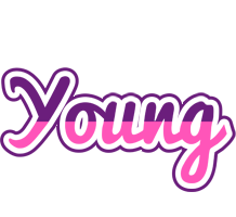 Young cheerful logo