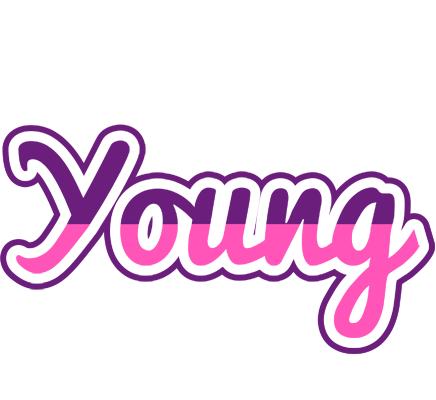 Young cheerful logo