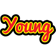 Young fireman logo