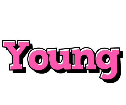 Young girlish logo
