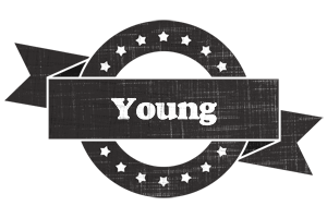 Young grunge logo
