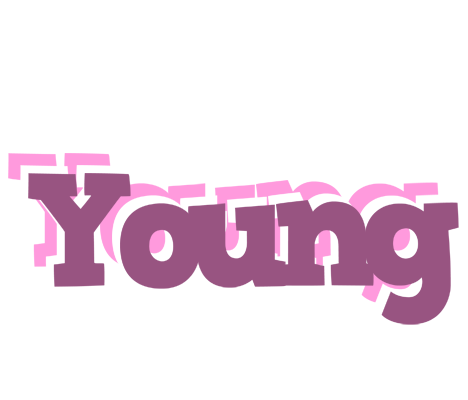 Young relaxing logo