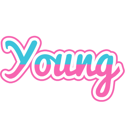 Young woman logo