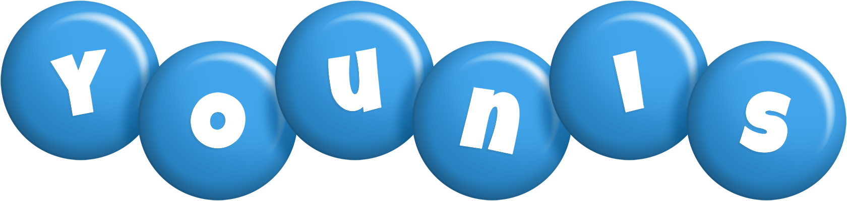 Younis candy-blue logo