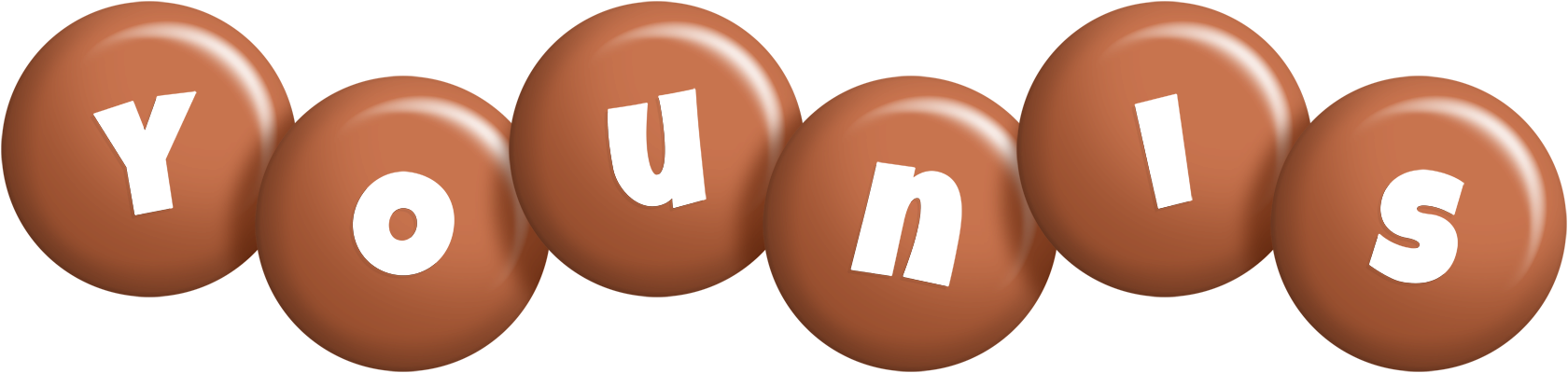 Younis candy-brown logo