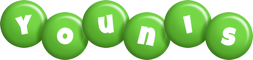 Younis candy-green logo