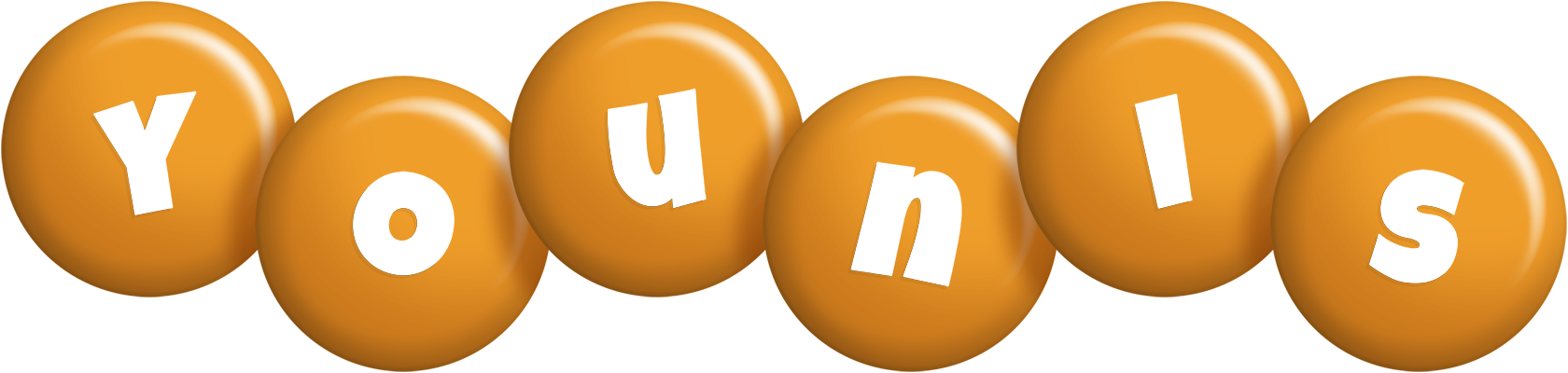 Younis candy-orange logo