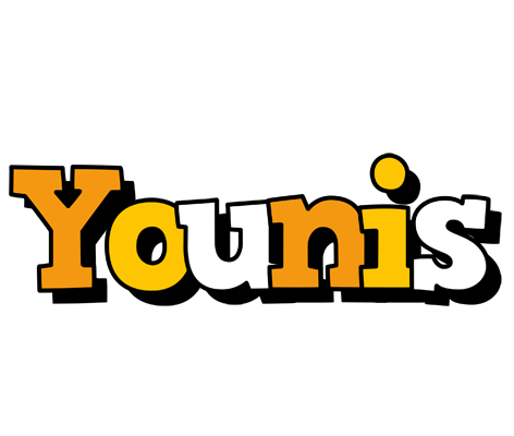 Younis cartoon logo