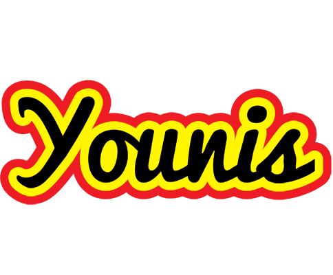 Younis flaming logo