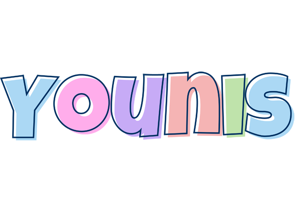 Younis pastel logo