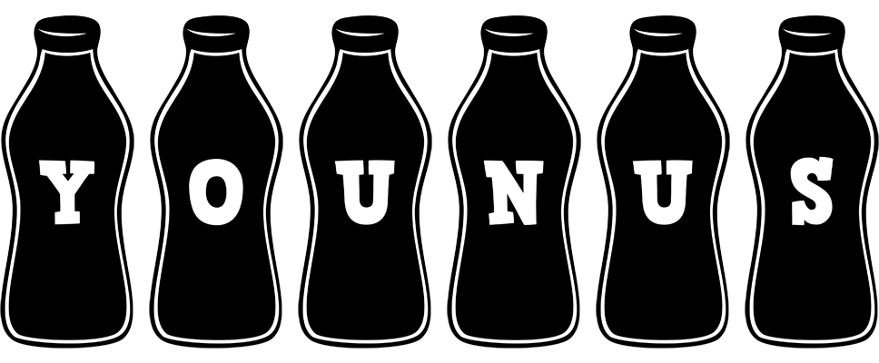 Younus bottle logo