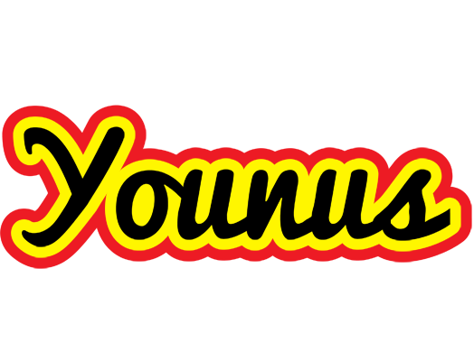 Younus flaming logo