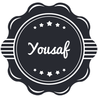 Yousaf badge logo