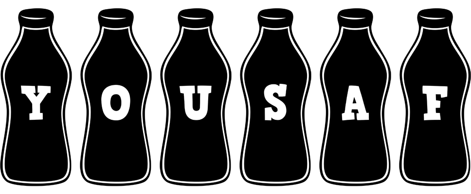 Yousaf bottle logo