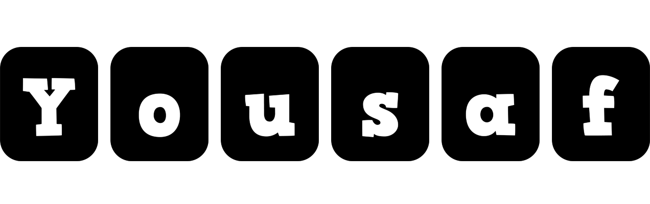 Yousaf box logo