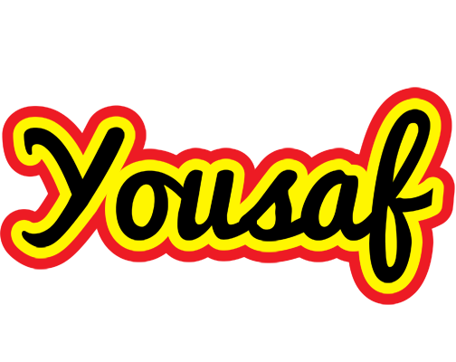 Yousaf flaming logo