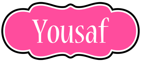 Yousaf invitation logo