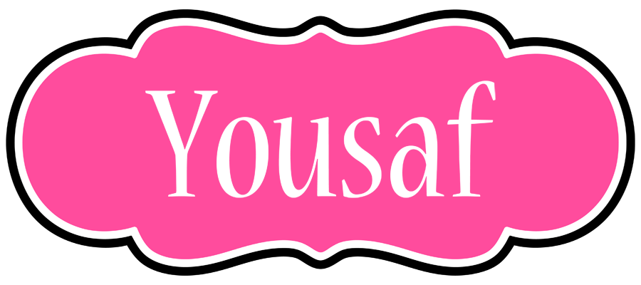 Yousaf invitation logo