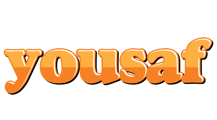 Yousaf orange logo