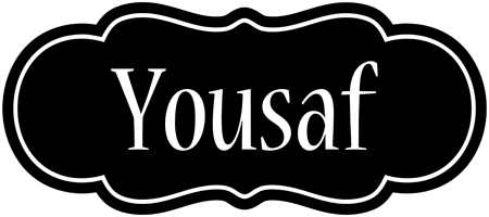 Yousaf welcome logo