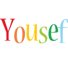 Yousef birthday logo