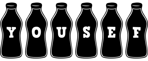Yousef bottle logo