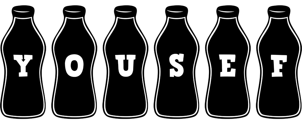 Yousef bottle logo