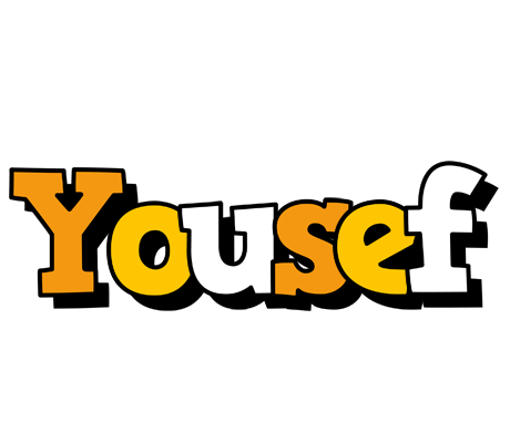 Yousef cartoon logo