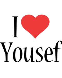 Yousef i-love logo