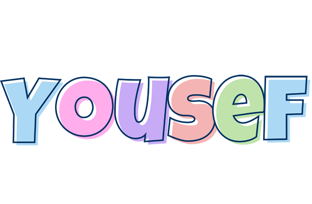 Yousef pastel logo
