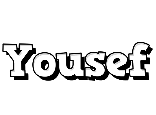 Yousef snowing logo